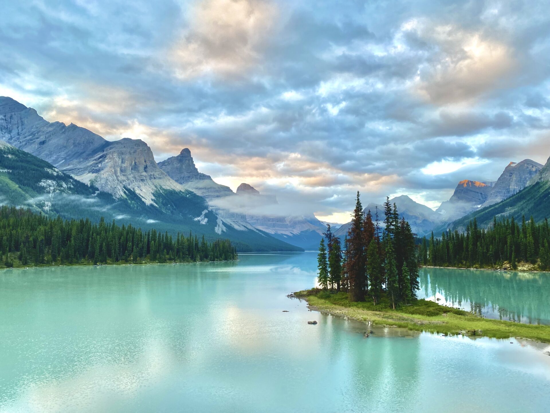 Spirit Island at Maligne Lake, Jasper