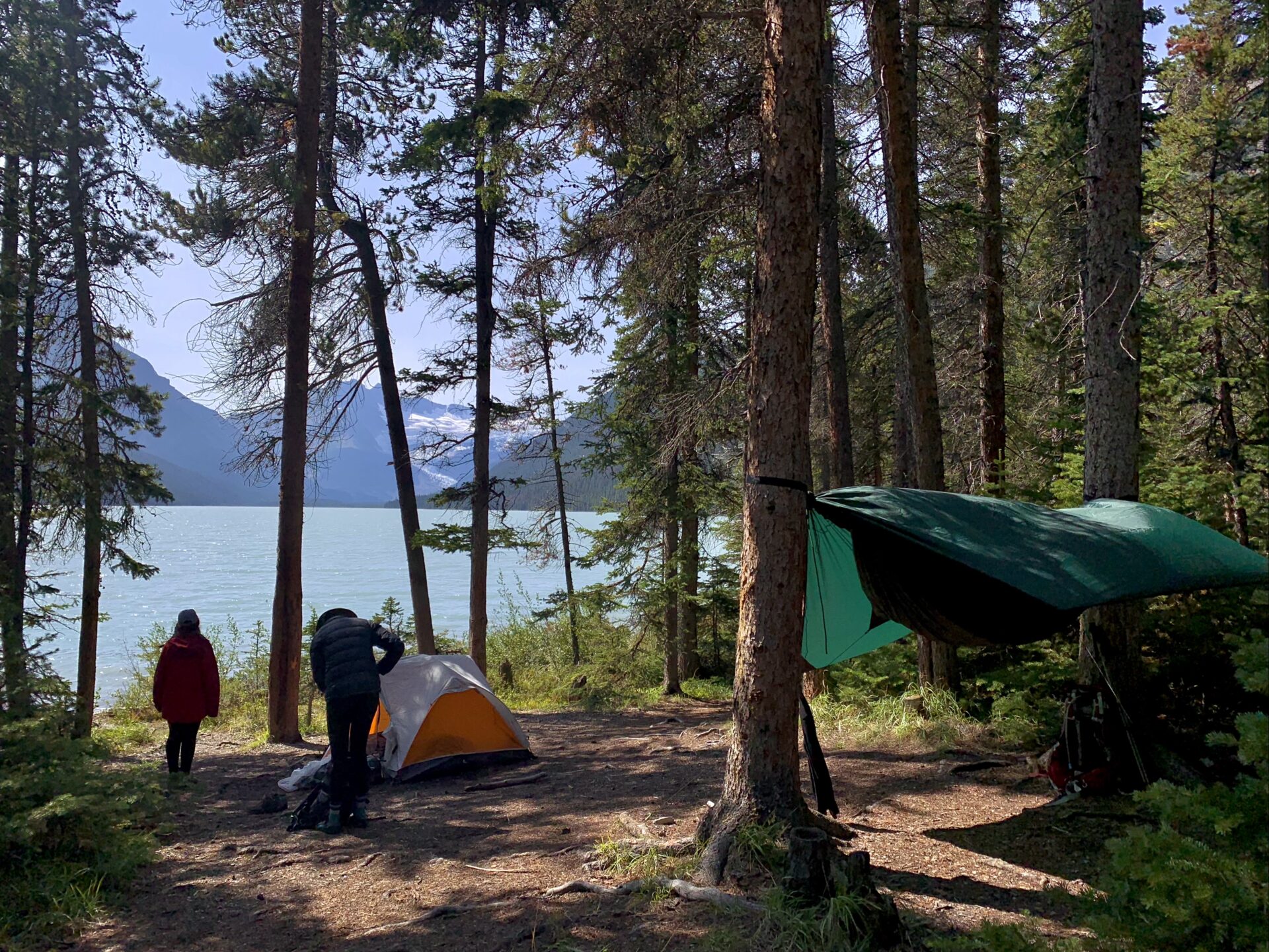 Glacier Lake backpacking trail