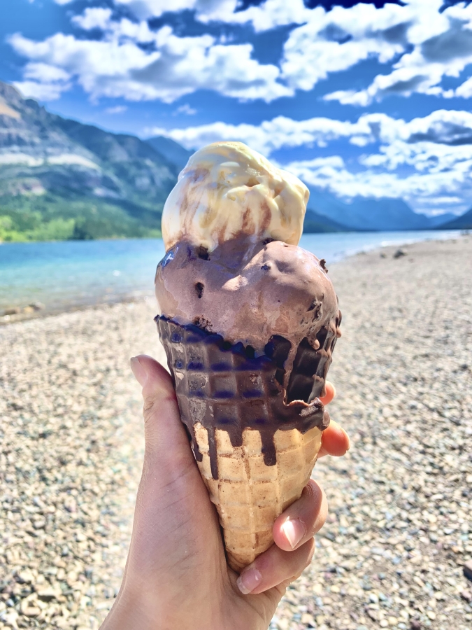 Fun things to do in Waterton - big scoop ice cream