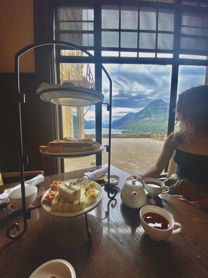 Fun things to do in Waterton - high tea prince of Wales