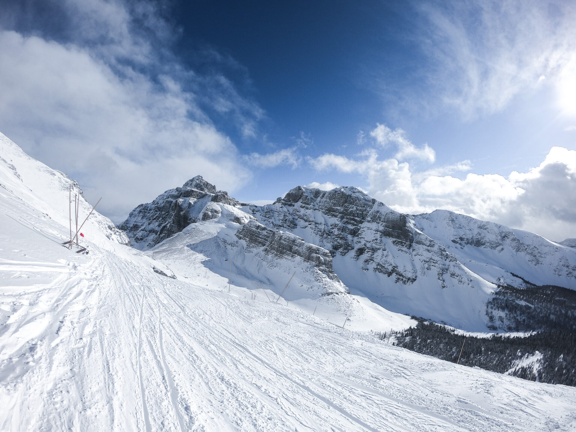 South Side Chutes, Sunshine Village 