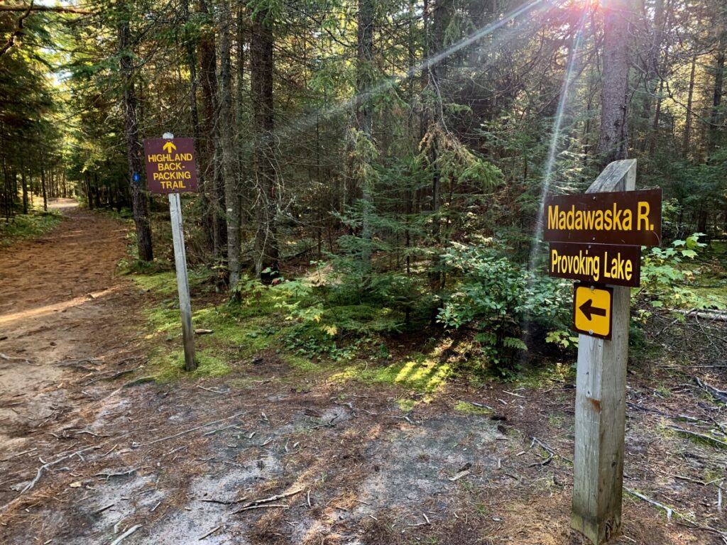 Algonquin highland 2025 backpacking trail