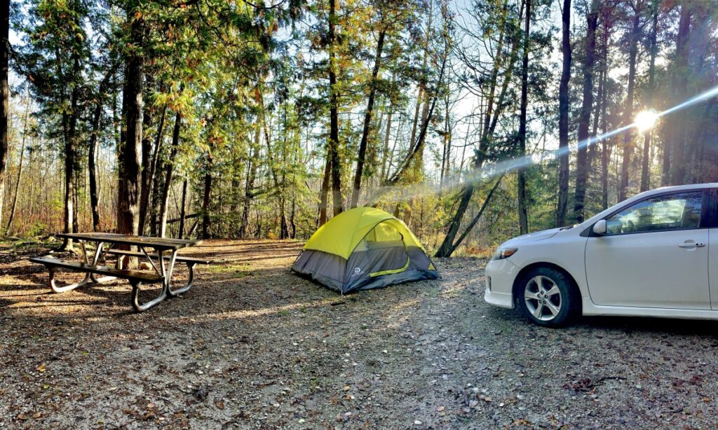 Cyprus Lake Campground, Bruce Peninsula National Park