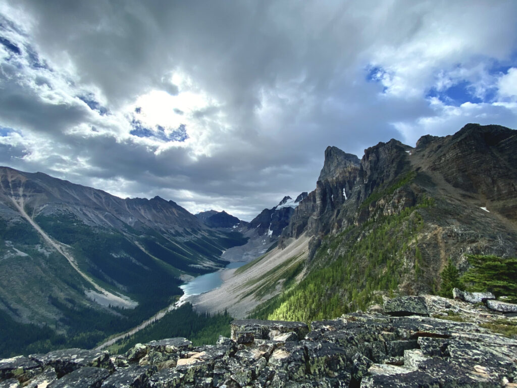 Consolation Lakes from Tower of Babel - banff scrambles 