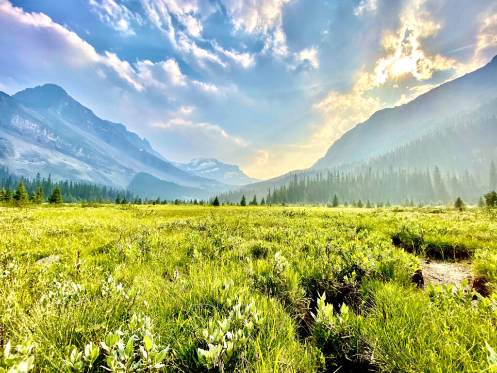 Banff Skoki Loop 3 Days of Lakes Wildfire Smoke Porcupine