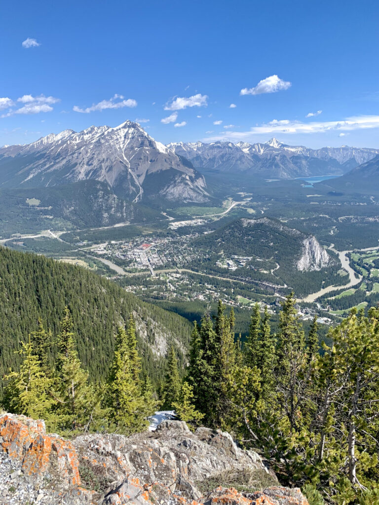 Town of Banff for above, Banff National Park