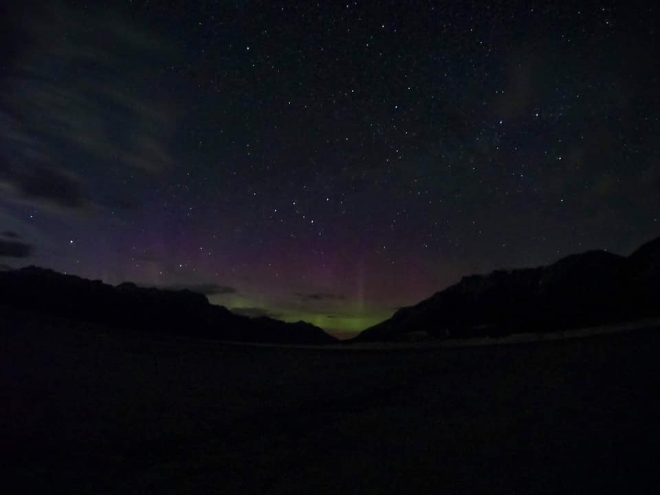 Abraham Lake Northern lights - Things to do in Banff in winter