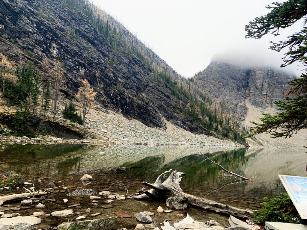 Lake Agnes - Devils Thumb hike at Lake Louise - Banff scrambles