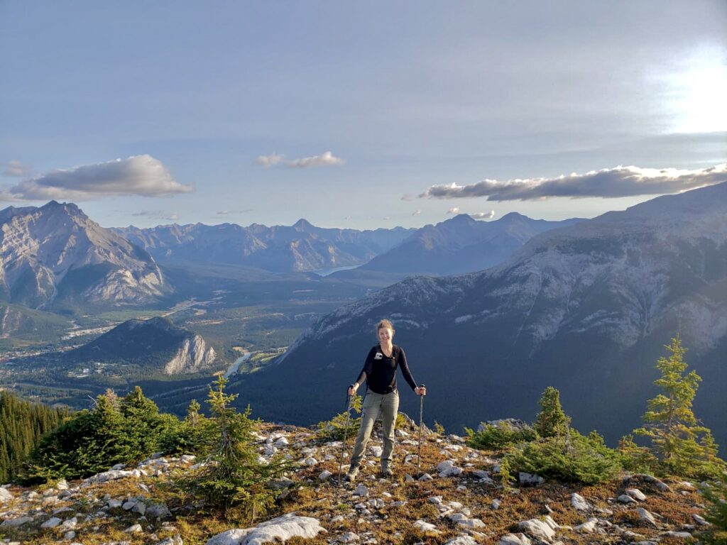 Sulphur Mountain Traverse Route - off the beaten path hikes in banff