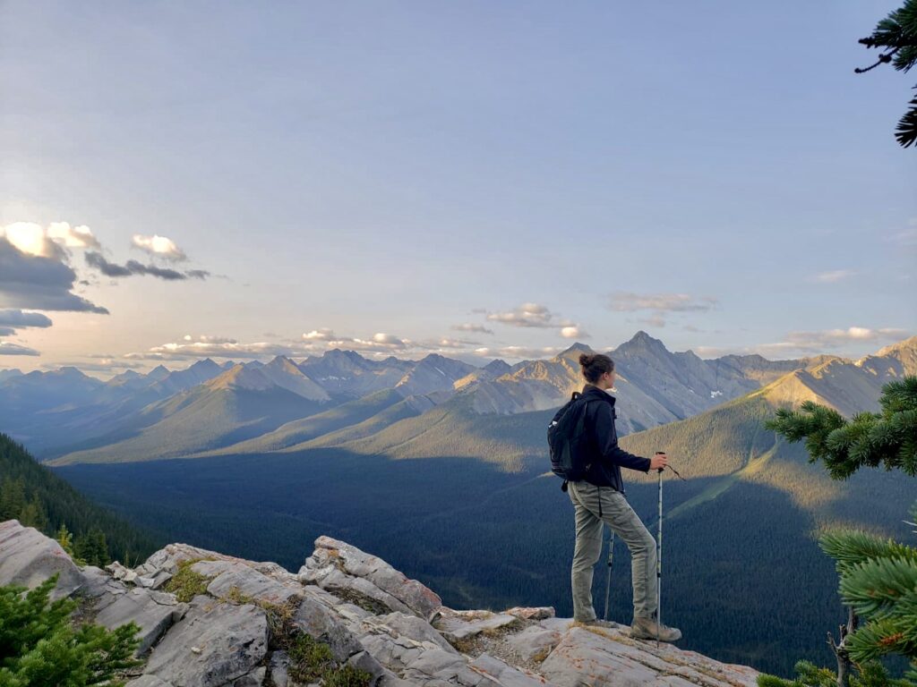 Sulphur Mountain Traverse Route - off the beaten path hikes in banff