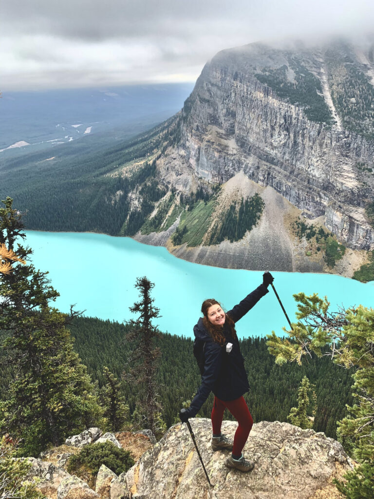 Little Beehive - Devils Thumb hike at Lake Louise - Banff scrambles