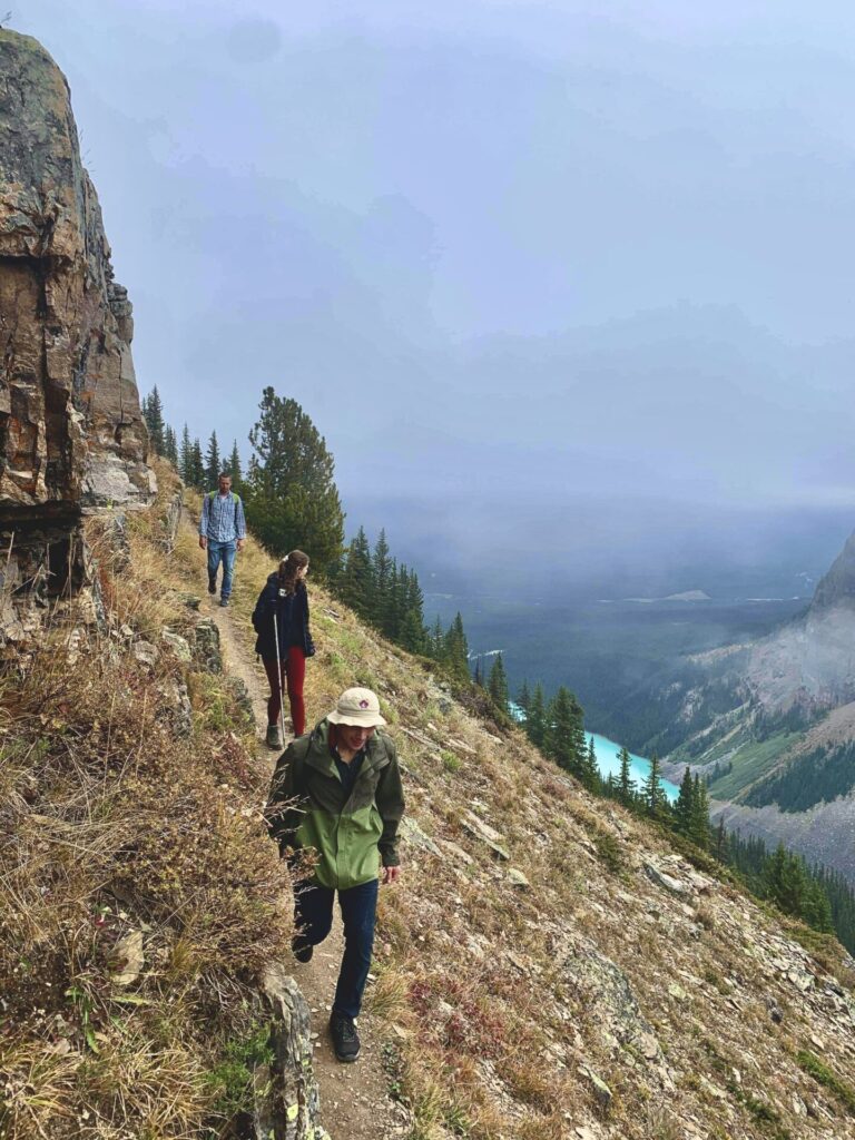 Devils Thumb hike at Lake Louise - Banff scrambles