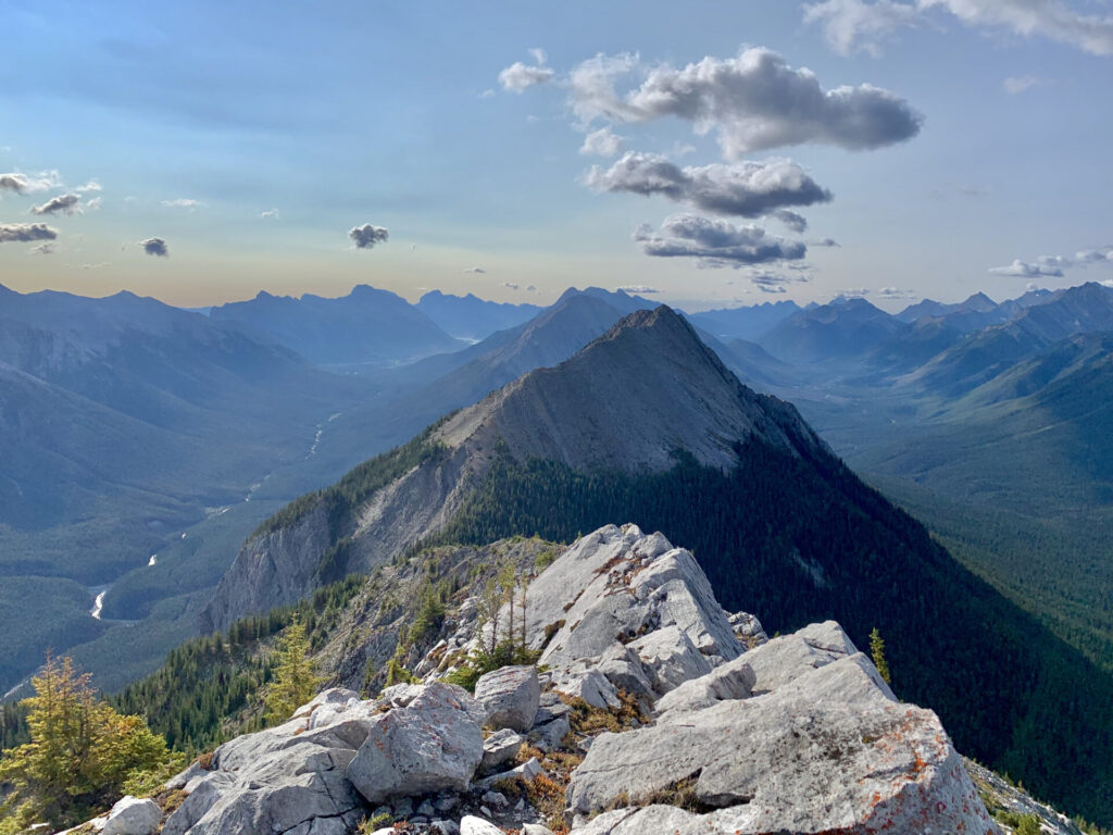 Sulphur Mountain Traverse Route - off the beaten path hikes in banff