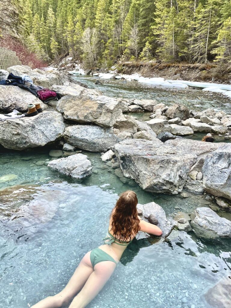 Lussier Hot Springs - Things to do in Banff in winter