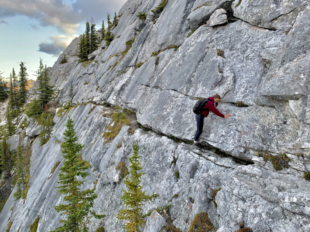 Sulphur Mountain Traverse Route - off the beaten path hikes in banff