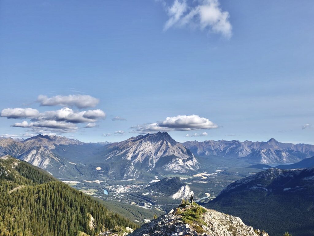 Sulphur Mountain Traverse Route - off the beaten path hikes in banff