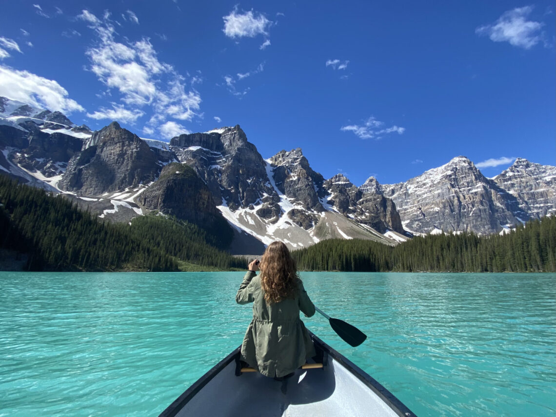 Canoe rental on Moraine Lake, Banff