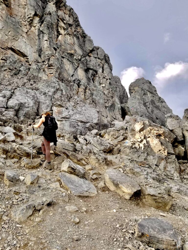 Mount Yamnuska hike in Kananaskis