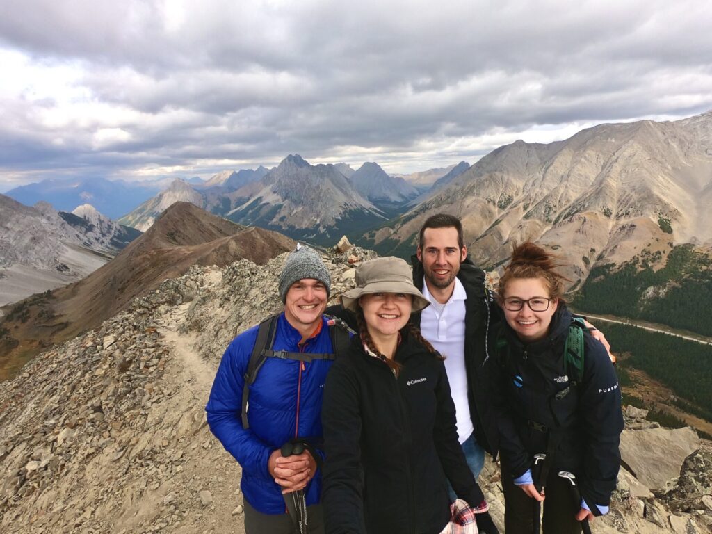 Pocaterra summit in Kananaskis