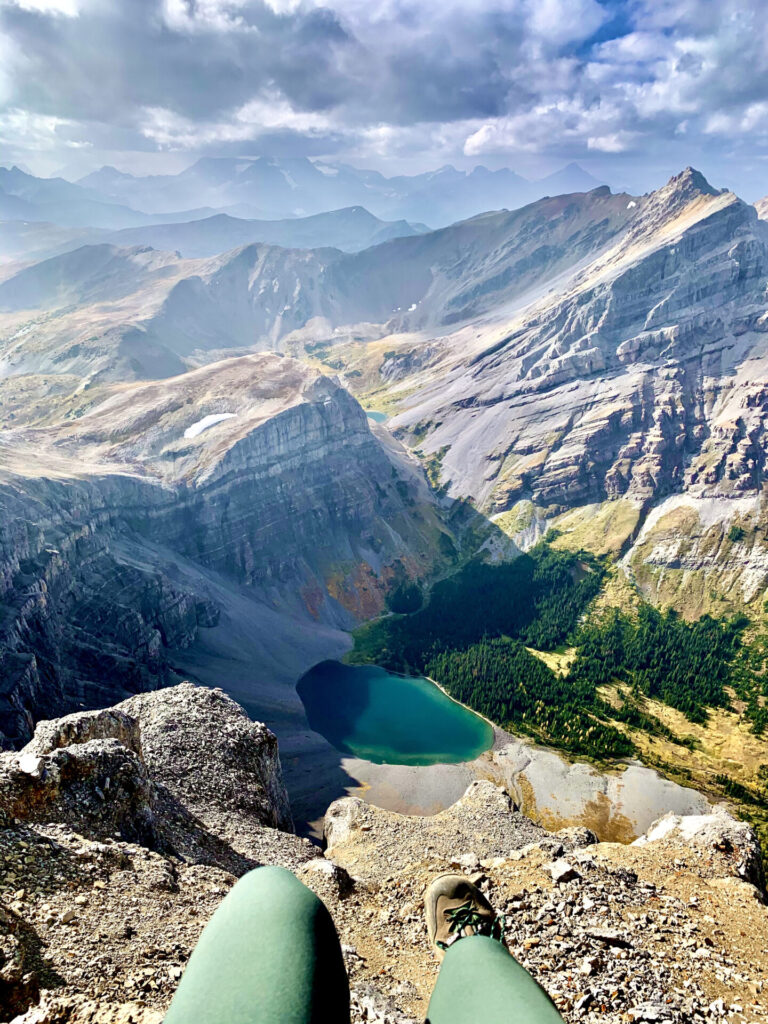 Mount Bourgeau lake & summit in Banff