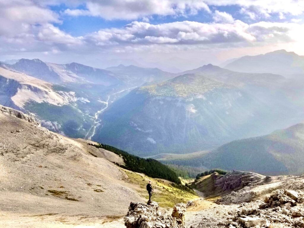 Mount Bourgeau summit hike in Banff