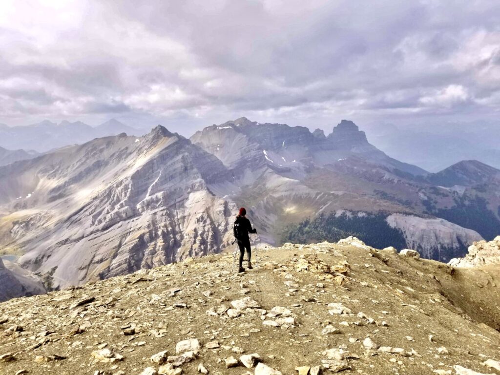 Mount Bourgeau summit hike in Banff