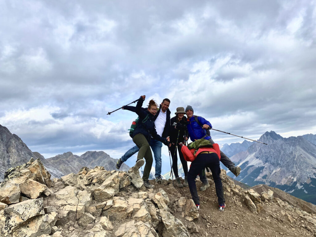 Pocaterra summit in Kananaskis