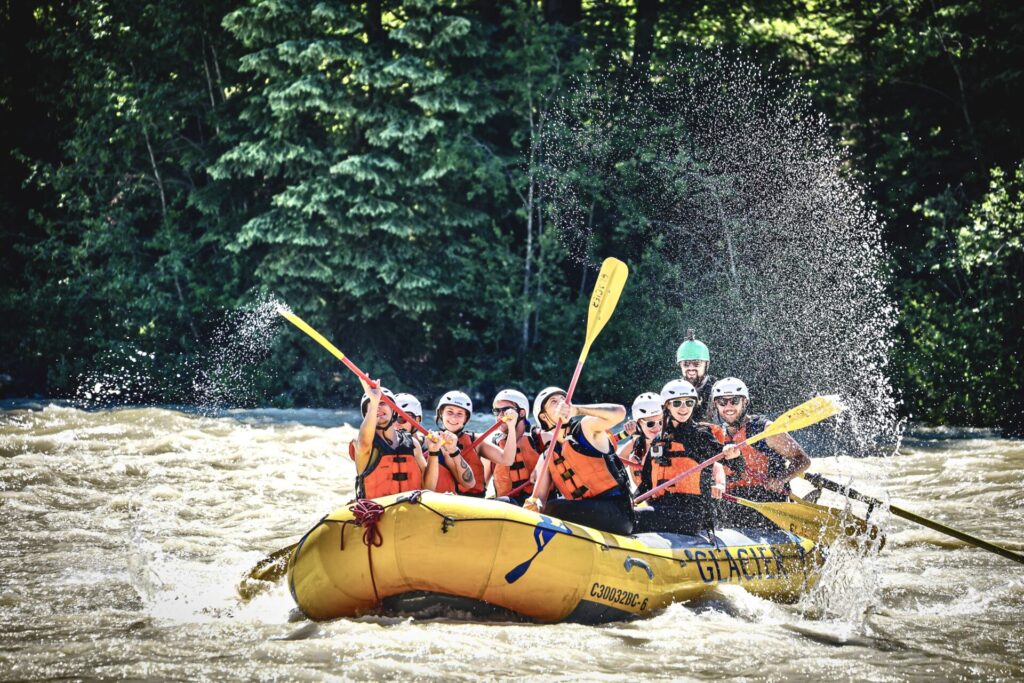 White water rafting in Golden 