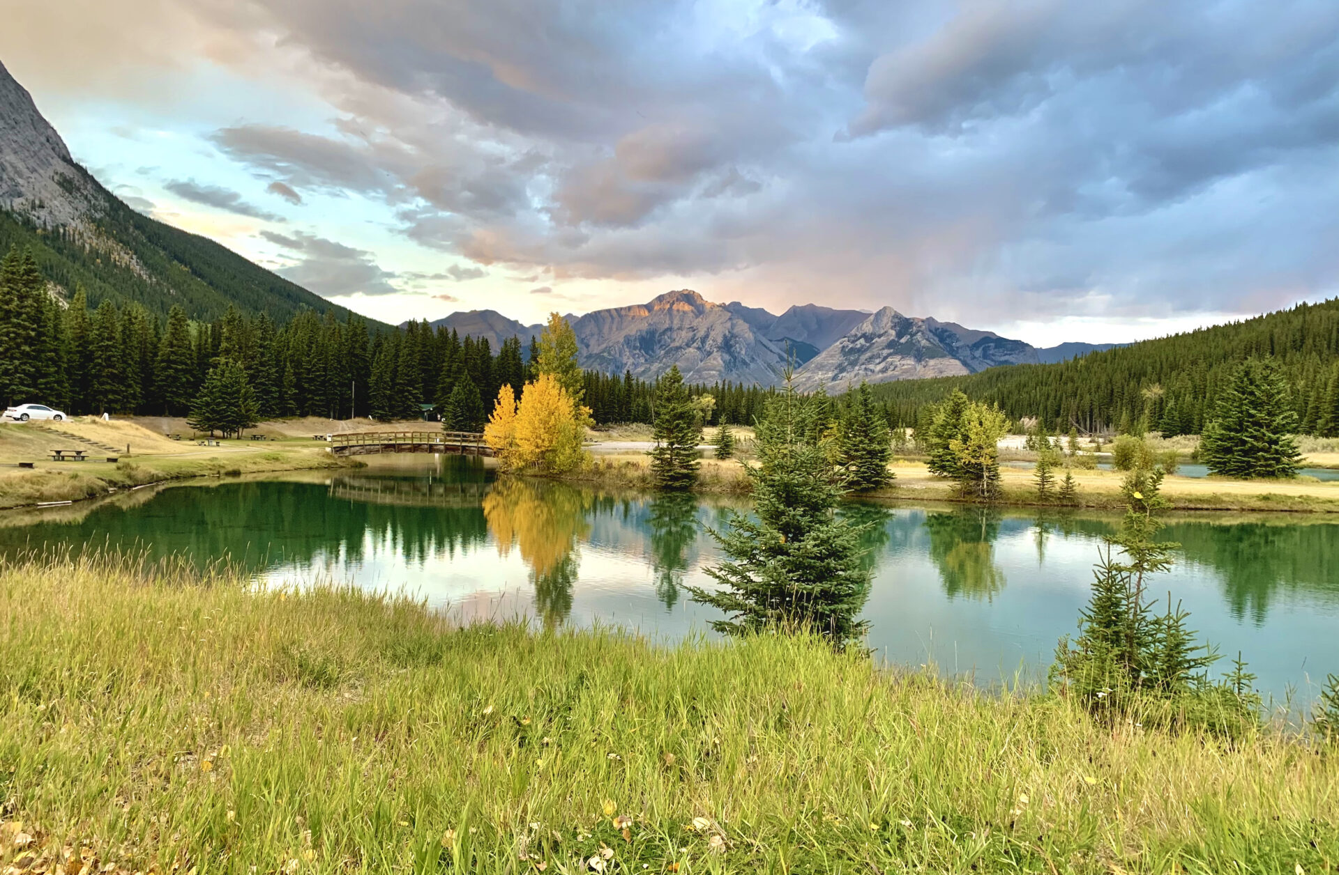 Things to do in Banff - have a bonfire 