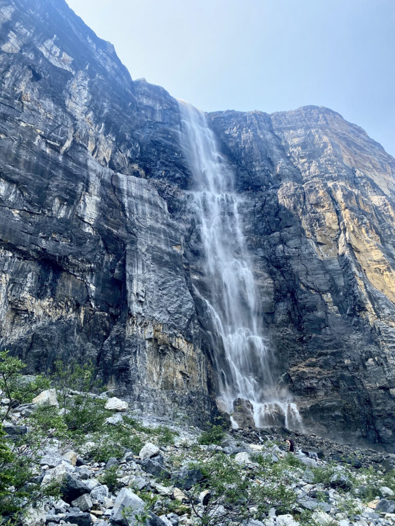 Waterfall on the Stanley Glacier hike in Kootenay National Park