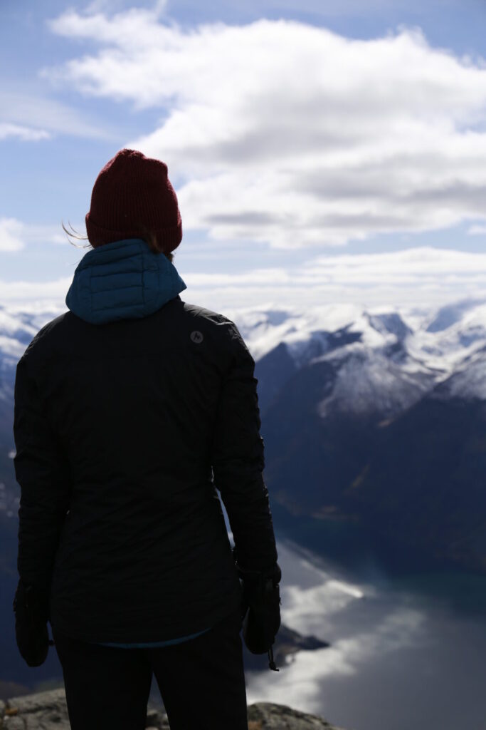 Aurlandsfjord from the Prest summit