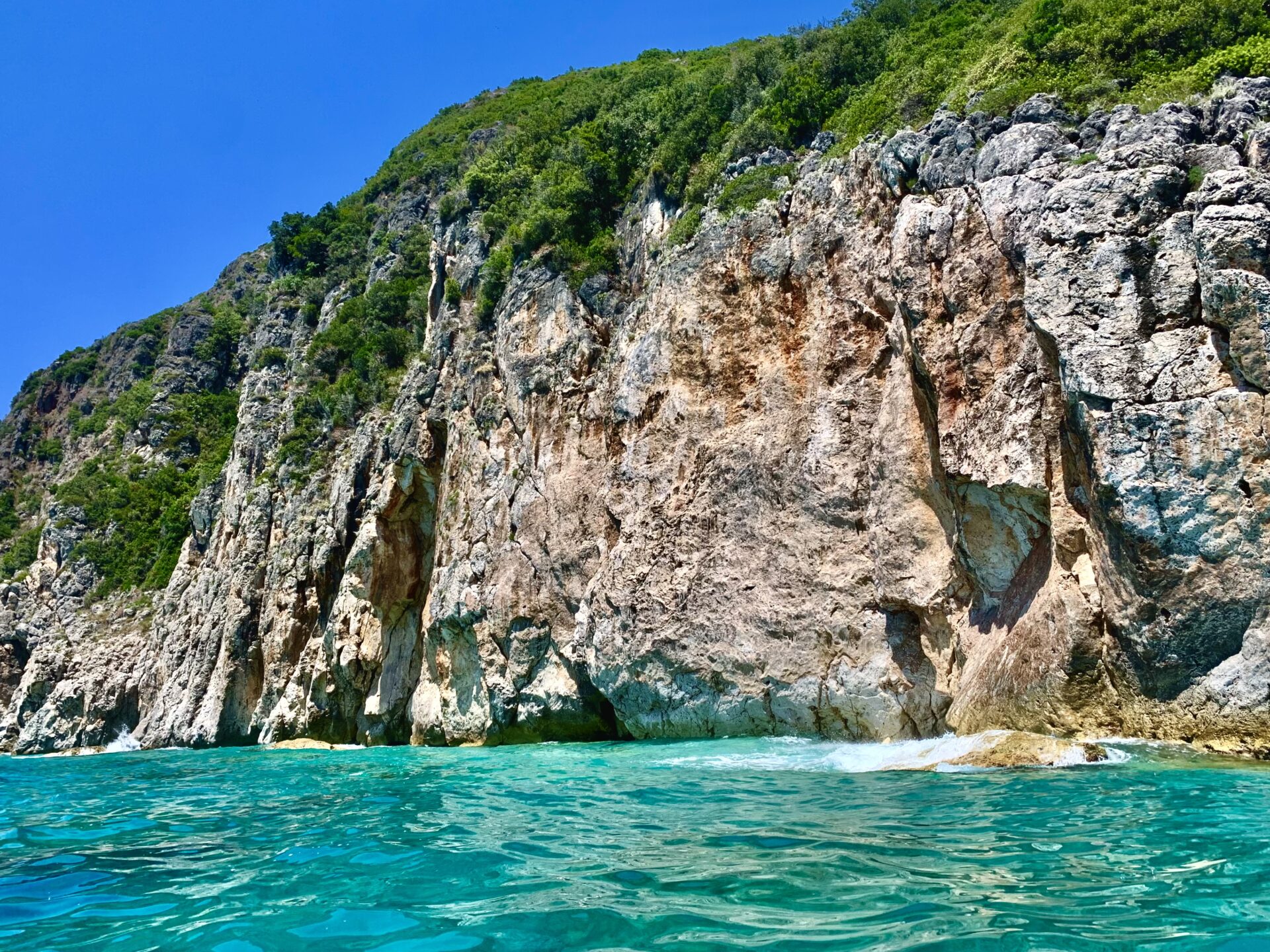 Kayaking from Himara to Gjipe