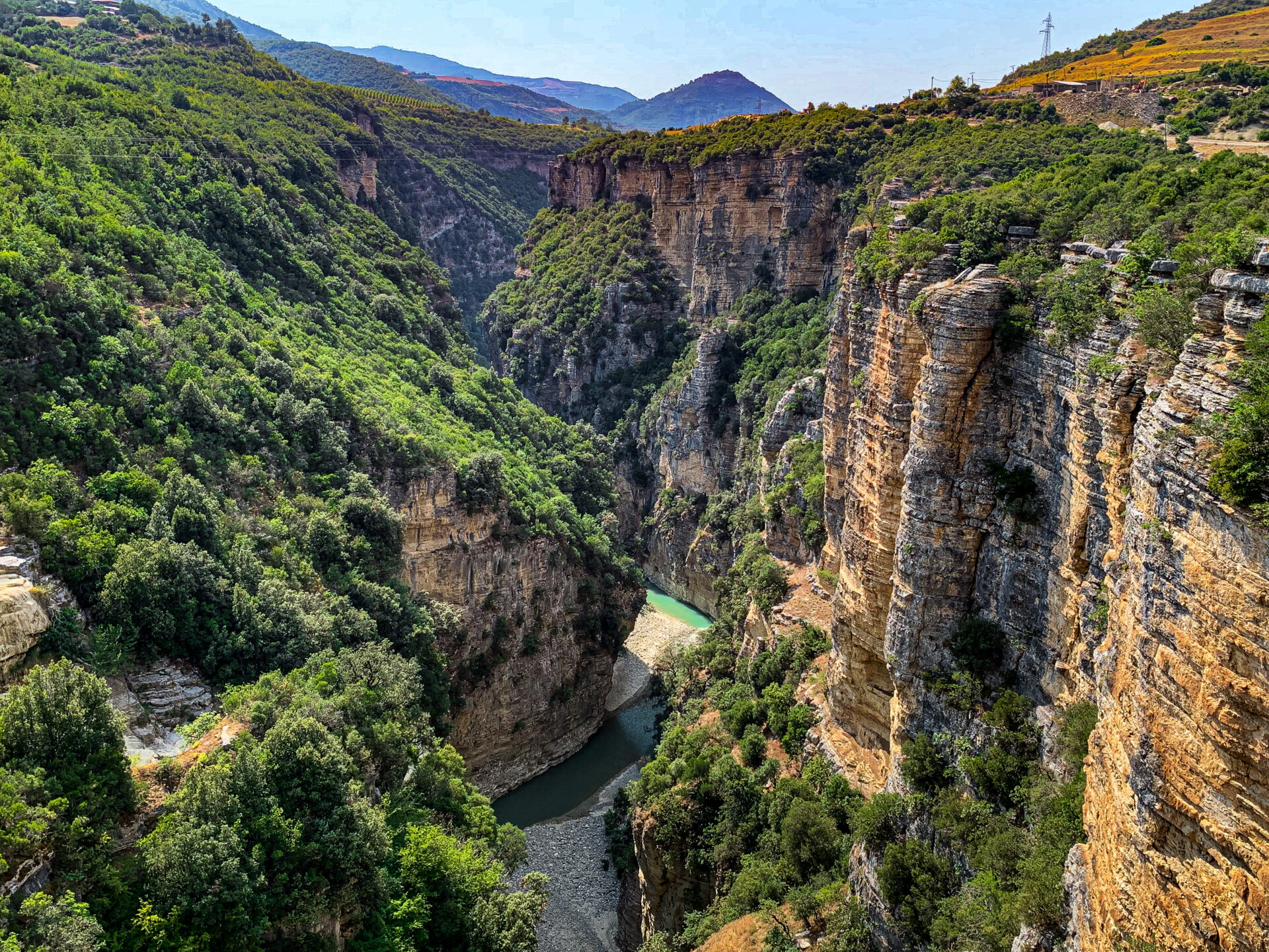 Osumi Canyon - best places to visit in Albania 