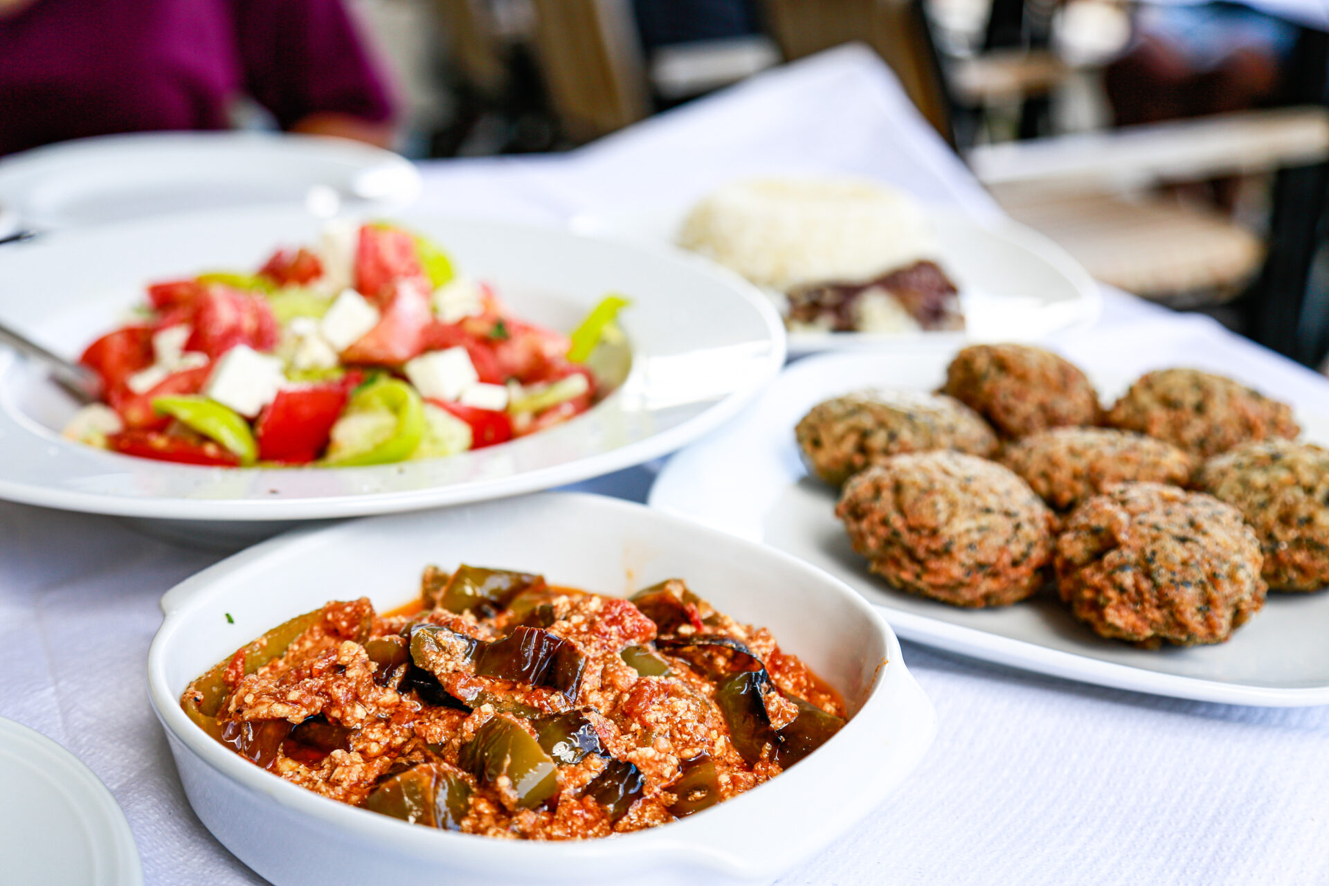 Traditional food in Gjirokaster 