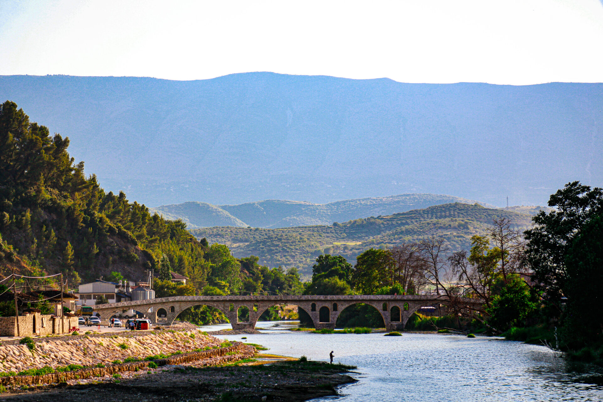 Ottoman style bridge in Berat