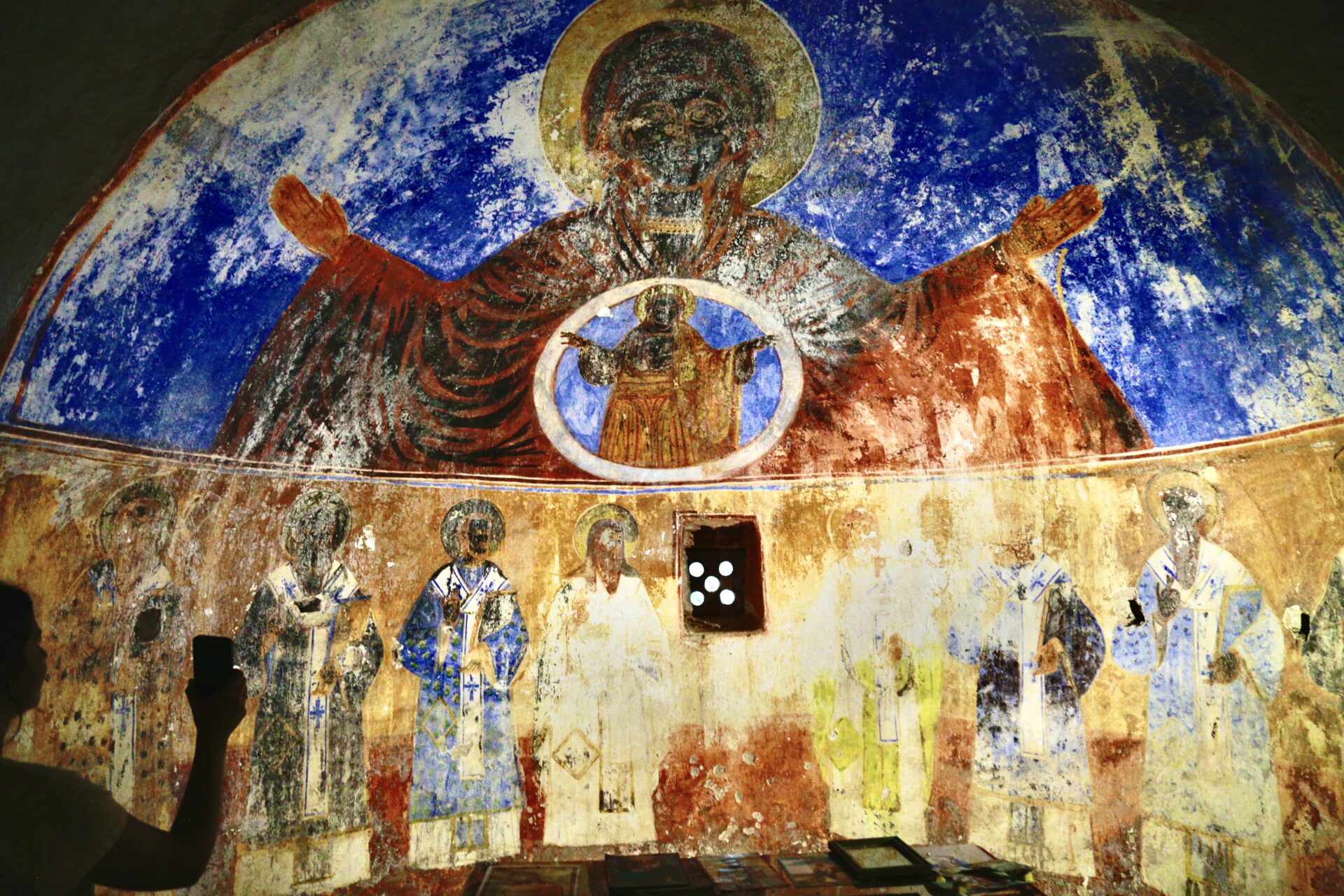 Old Serbian church in the Himara Castle