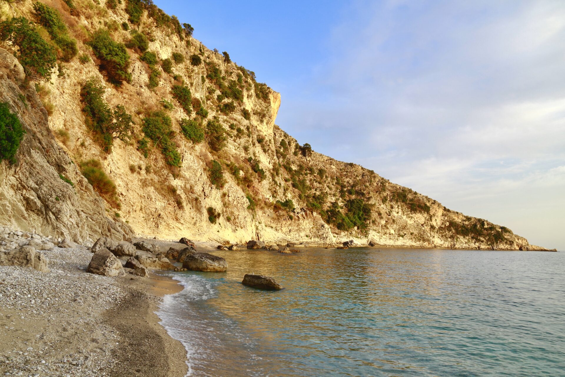 How to get to Gjiri Filikuri beach in Himara (Albania)