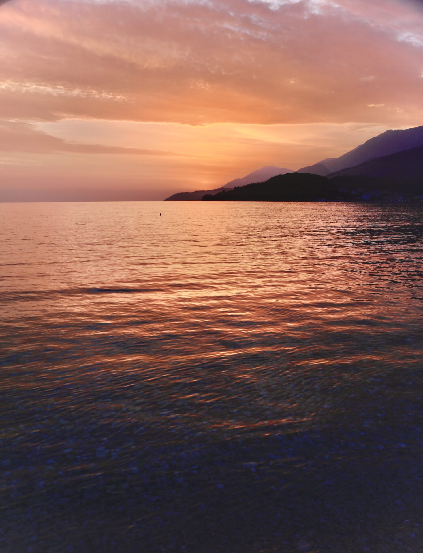Albanian sunset