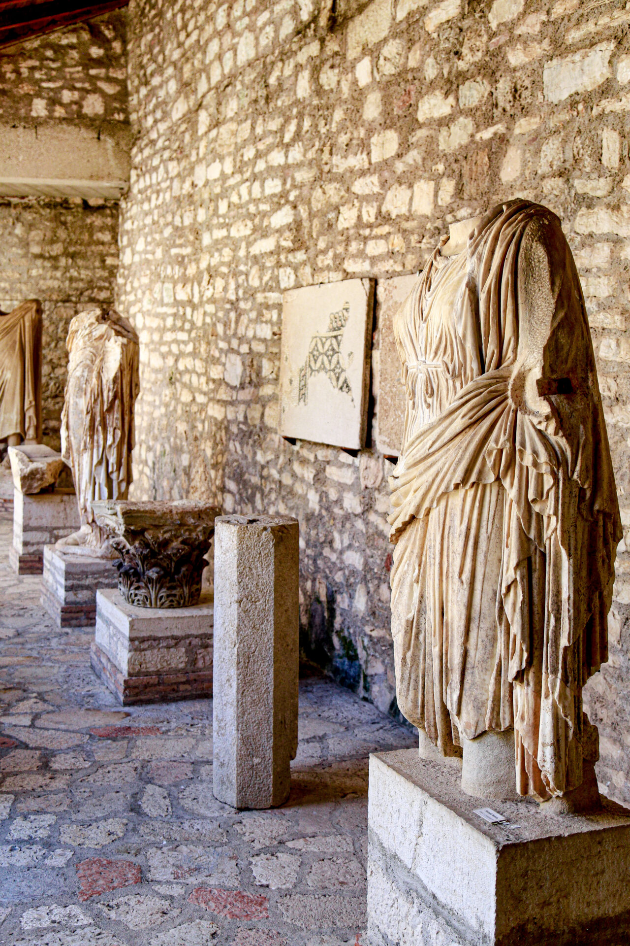 Stone Sculptures at Butrint UNESCO Site