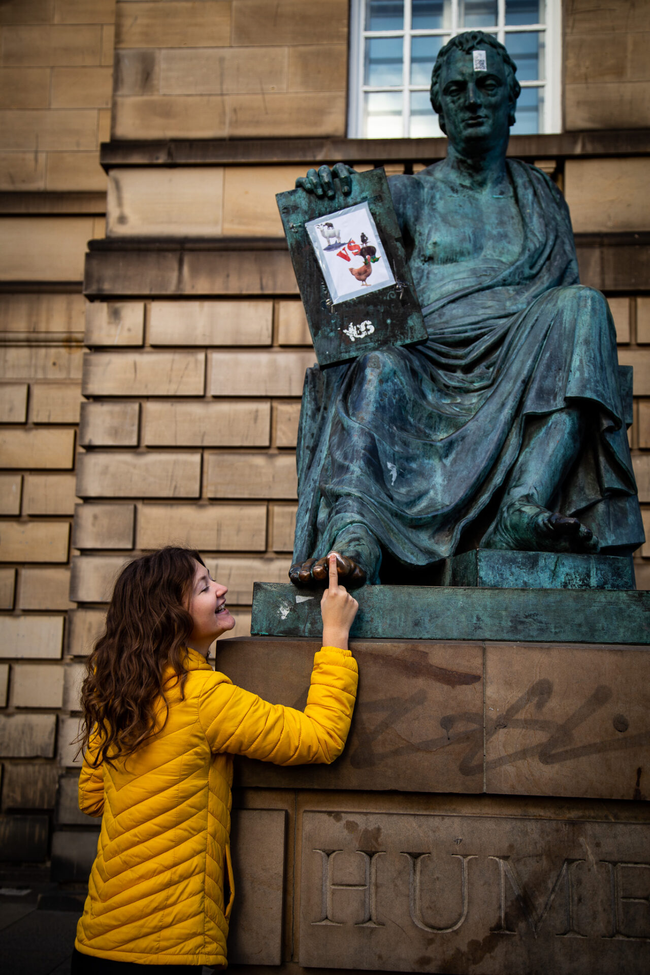 David Hume Statue - What to do in Edinburgh 