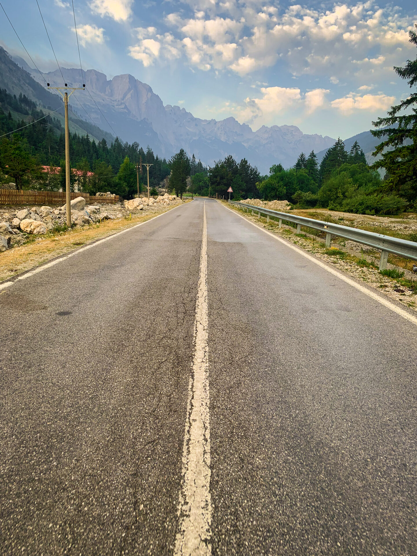 Valbona Valley road