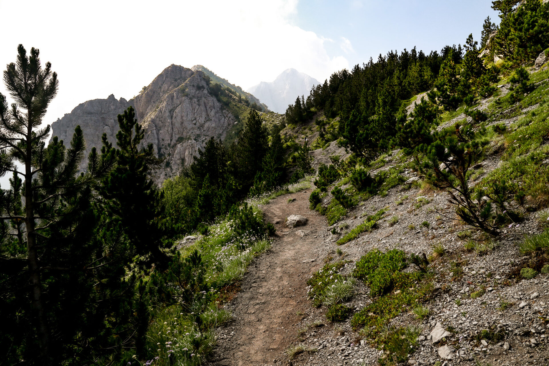 Hiking in the Albanian Alps