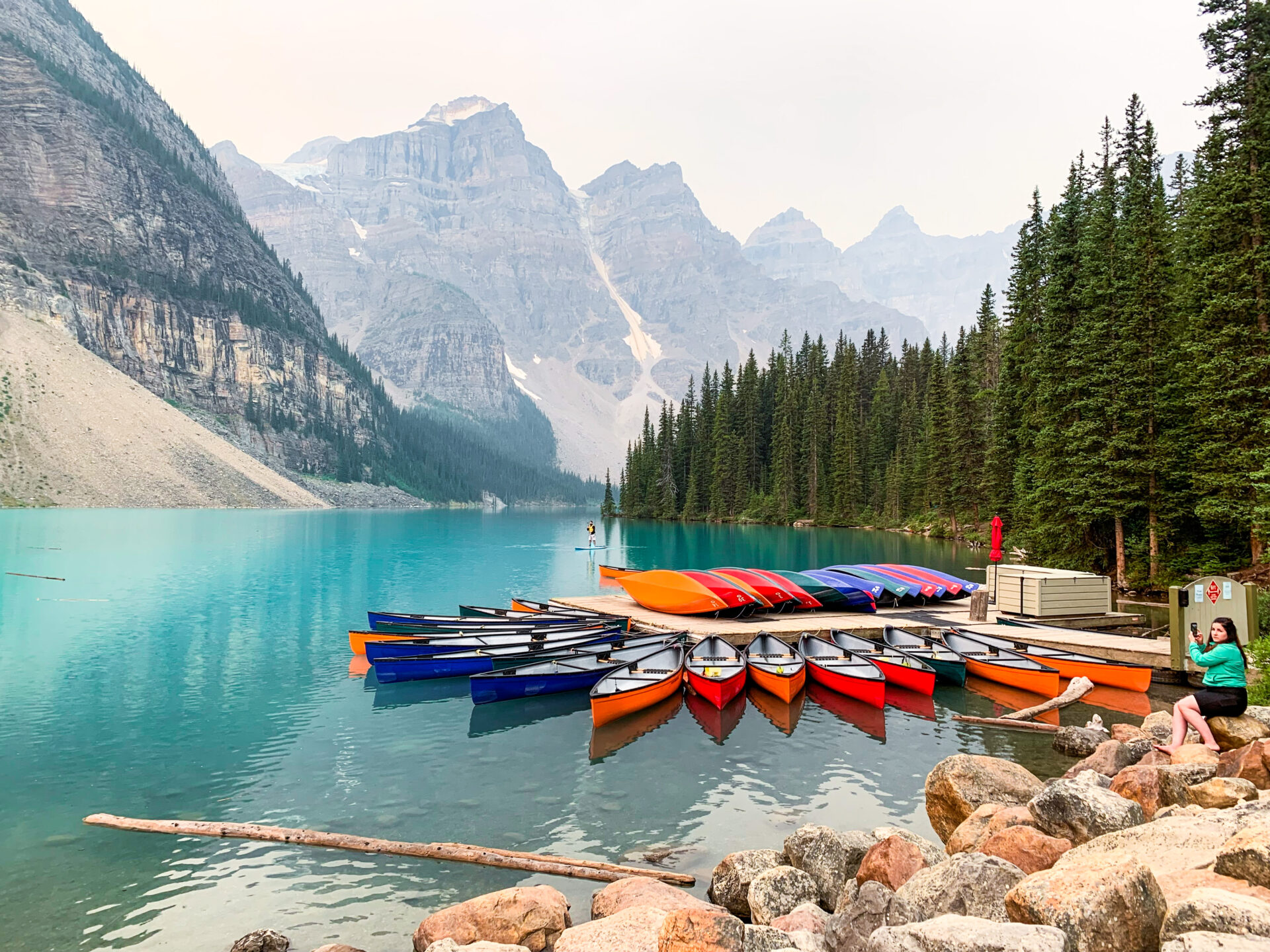 How to get to Moraine Lake in Banff National Park