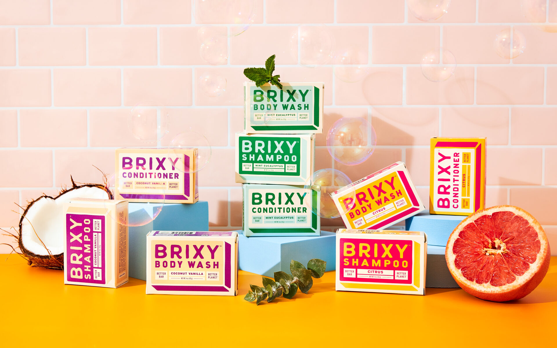 affordable natural shampoo bars - BRIXY