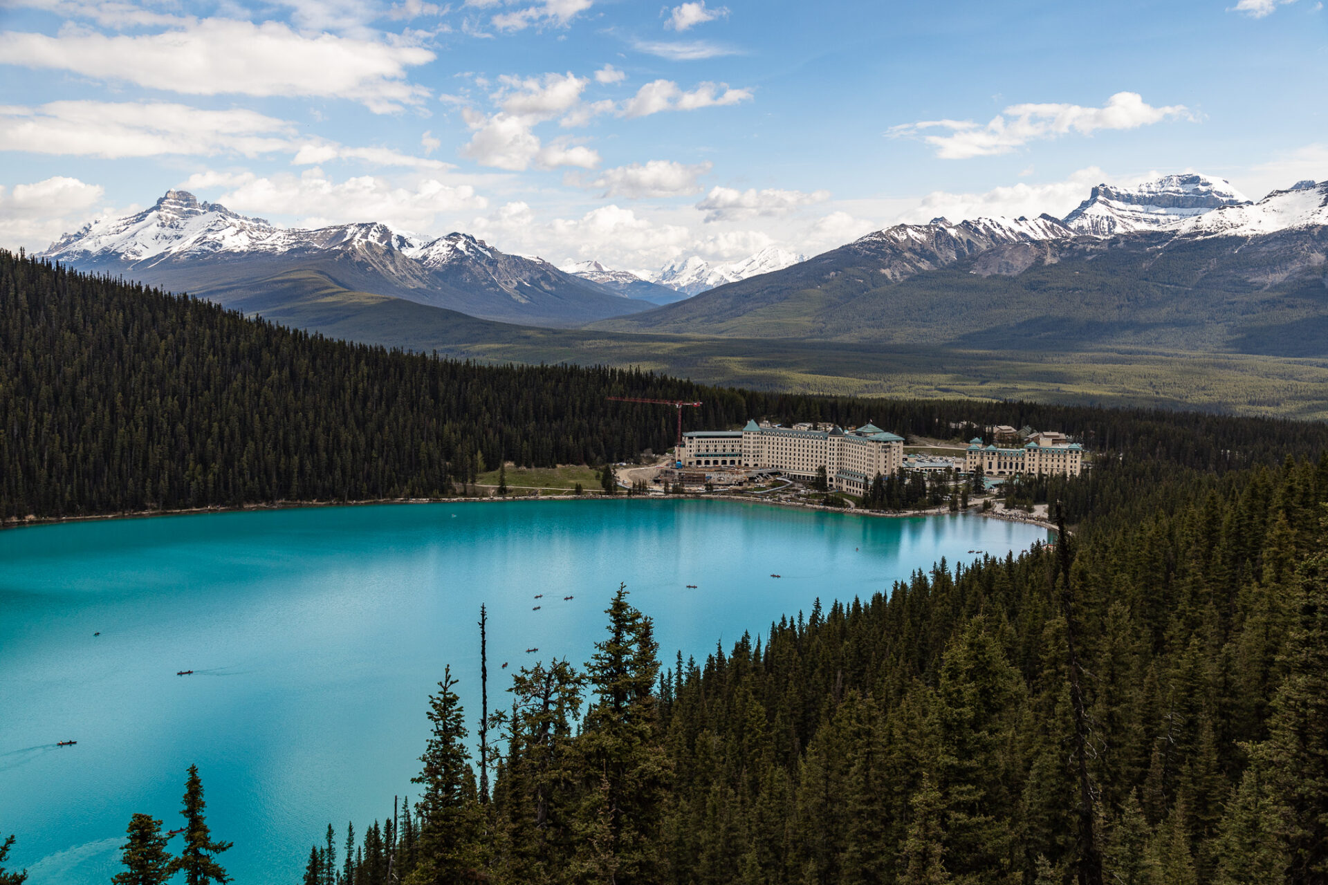 Easy Lake Louise hikes - Fairview Lookout