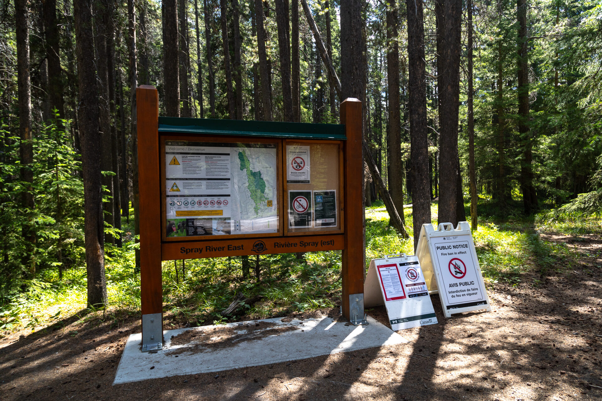 Mount Rundle trailhead 