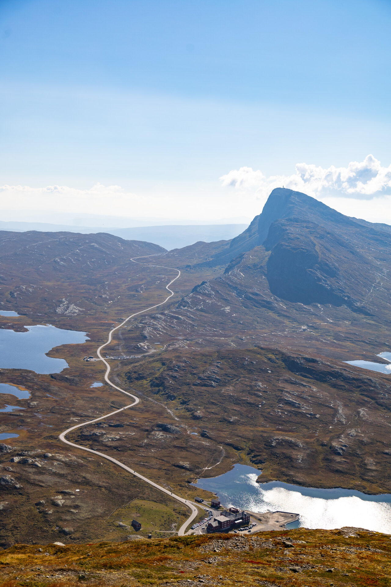 Bitihorn Mountain from Synshorn summit hike