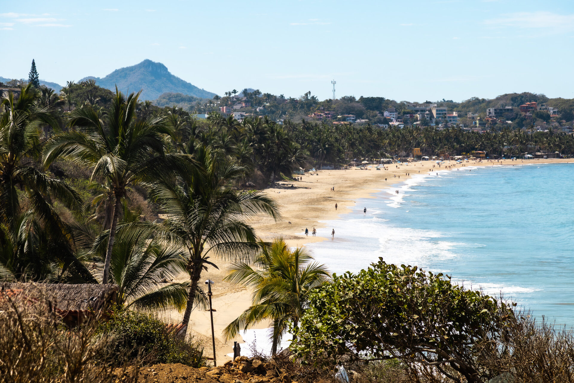 Birdseye view of Playa Sayulita 