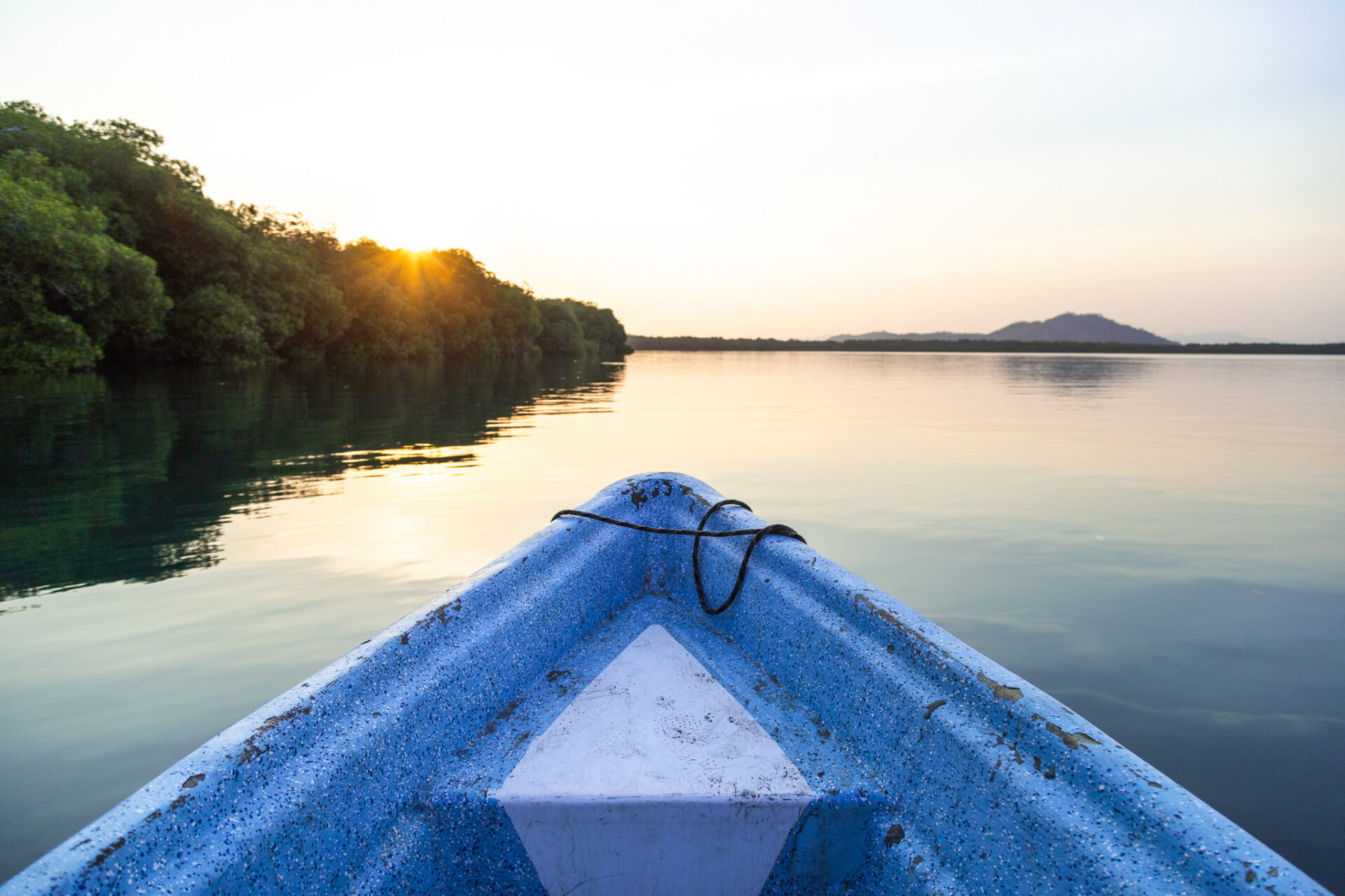 Oaxaca coast surf town - laguna do Chacahua mangrove boat tour 