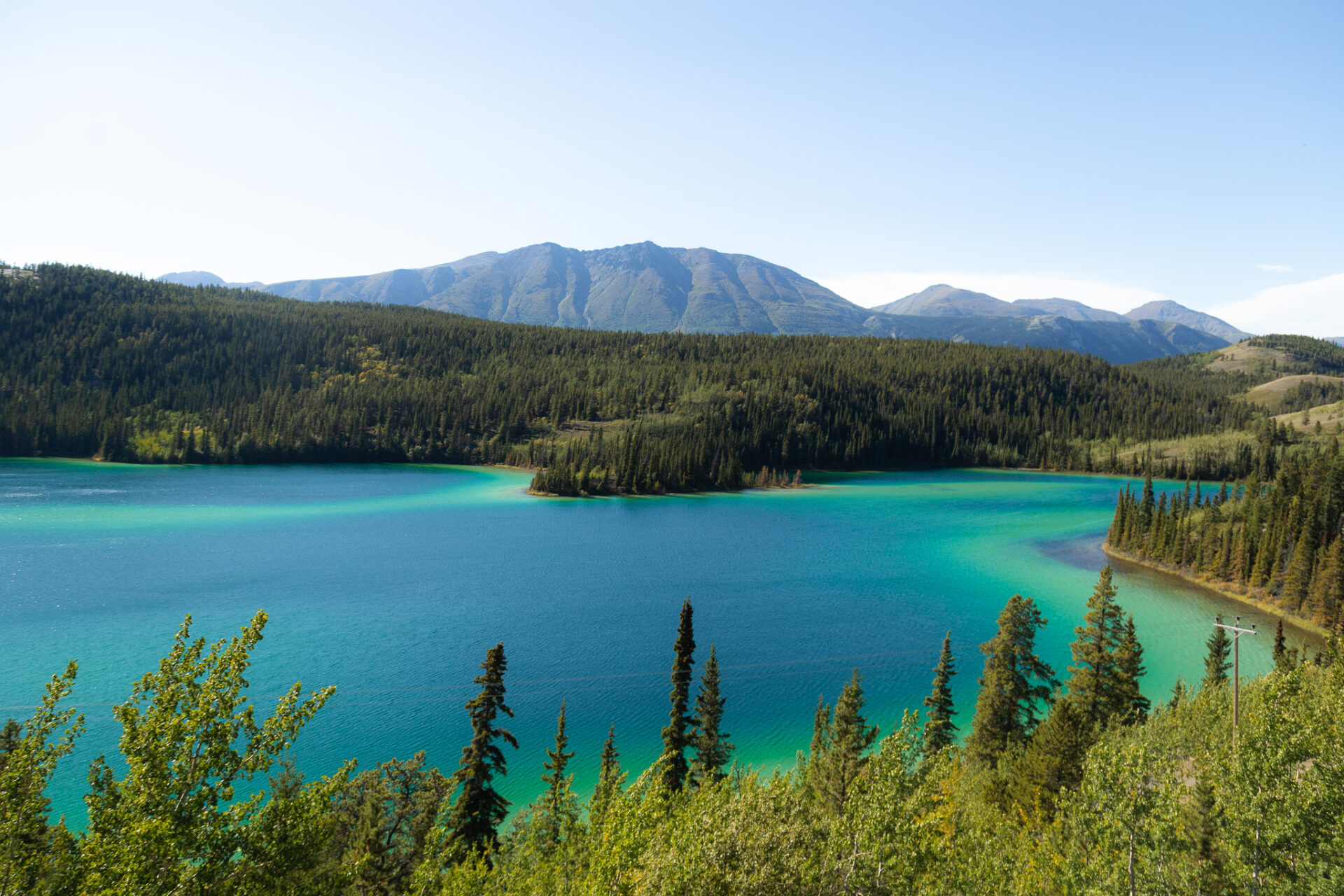 Emerald lake, Carcross, Yukon, Canada 
